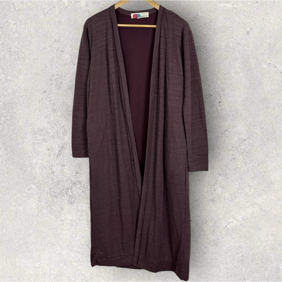 Free People Beach Bi-Coastal Cardigan Sweater Purple Womens Size Small Bohemian - Picture 2 of 14